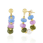 Orecchini in argento con Quarzo Blu (Riya)