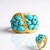 Anello in argento con Turchese Sleeping Beauty (Faszination Türkis)