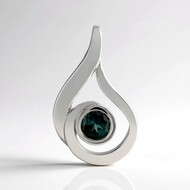 Ciondolo in argento con Indicolite (Pallanova)
