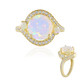 Bague en argent et Opale Welo