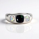 Anello in argento con Opale Mezezo