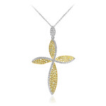 Collier en or et Diamant SI2 jaune (CIRARI)