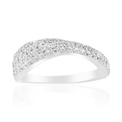 Bague en argent et Zircon
