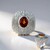Anello in argento con Citrino Madeira (de Melo Essence)