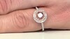 Anillo en oro con Morganita AAA (CIRARI)