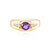 Marokkanischer Amethyst-Silberring