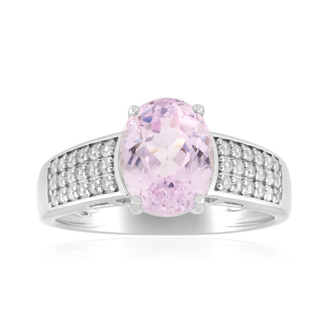 Kunzite Silver Ring