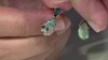 Pendientes en plata con Calcedonia de Venus (Bali Barong)