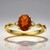 Anello in oro con Opale di Fuoco Messicano (CIRARI)
