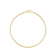 Silber-Schlangenarmband - 3,4 g - 20 cm - vergoldet (MONOSONO COLLECTION)