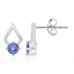 Tanzanite Silver Earrings