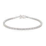 Bracelet en argent et Topaze blanche (Adela Silber)