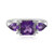 Sibirischer Amethyst-Silberring