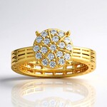 Anello in argento con Zircone