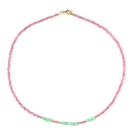 Collana in argento con Crisoprasio