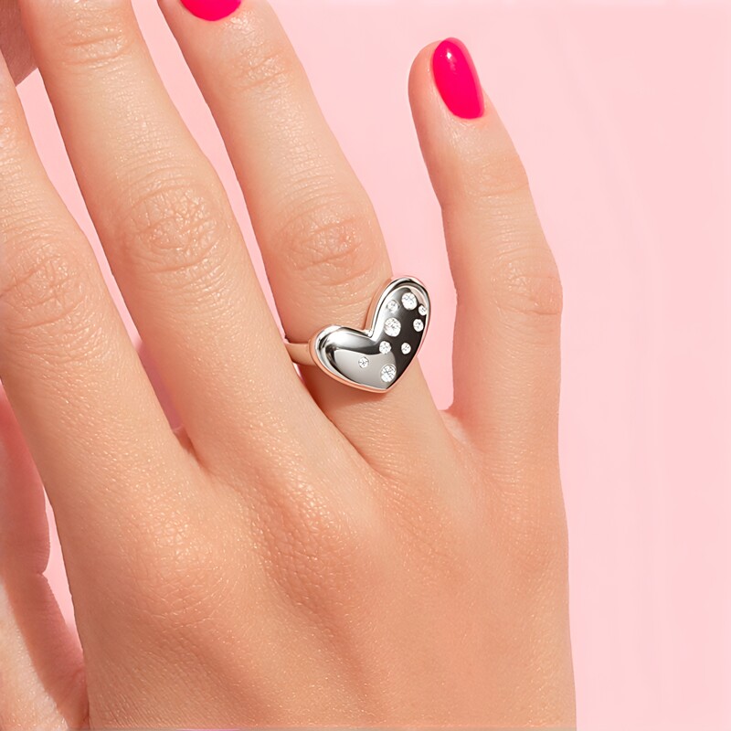 Anello in argento con Zircone