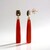 Orange Chalcedony Silver Earrings (KM by Juwelo)