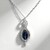 Collana in oro con Zaffiro Ceylon Blu