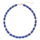 Lapislazuli-Silberhalskette