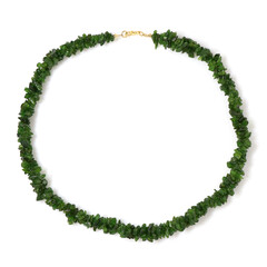 Collar en plata con Diópsido de Rusia