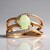 Anello in oro con Opale di Welo AAA