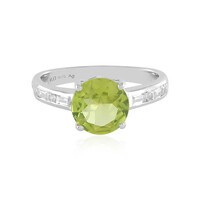 Bague en argent et Péridot (Adela Silber)