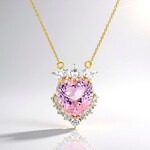 Collana in argento con Kunzite
