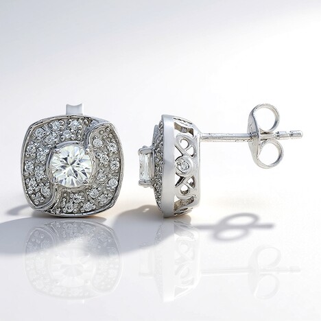 Orecchini in argento con Zircone