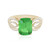 Anello in oro con Tsavorite della Tanzania (AMAYANI)