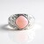 Anello in argento con Opale Rosa (de Melo)