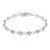Amethyst-Silberarmband