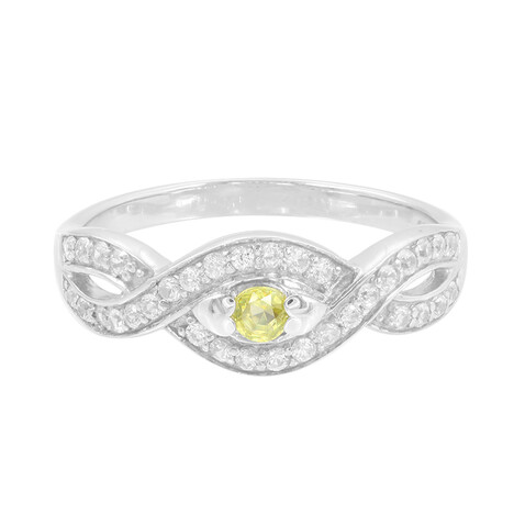 Bague en argent et Sphène