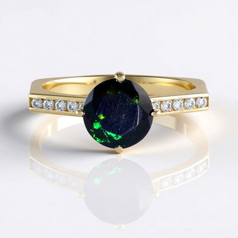 Anello in oro con Opale Mezezo (de Melo Gold)