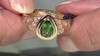 Anillo en oro con Tsavorita de Kenia AAA (CIRARI)