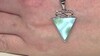 Colgante en plata con Larimar