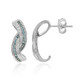 Orecchini in argento con Topazio Blu Londra