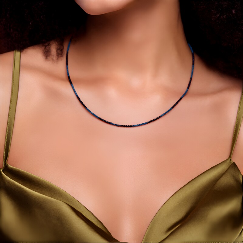 Diamant-Goldhalskette