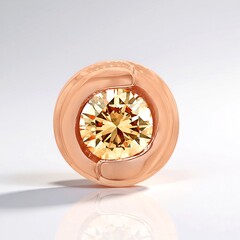 Ciondolo in oro con Diamante Rose de France SI1 di Argyle (Annette)