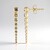 Orecchini in oro con Diamante Champagne I2 (de Melo Gold)