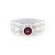 Anello in argento con Rodolite (Granulieren)