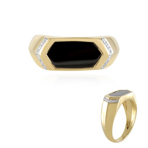 Anello in argento con Spinello Nero