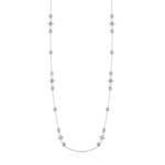 Weißer Topas-Silbercollier (Dallas Prince Designs)