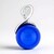 Ciondolo in argento con Ambra Blu Colombiana (dagen)