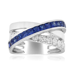 Gouden ring met Blauwe Ceylon saffieren (Nara Jewelry)