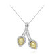 Collier en or et Diamant SI2 jaune (CIRARI)
