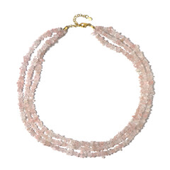 Collier en argent et Quartz rose