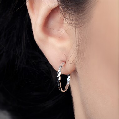 Boucles d'oreilles en argent