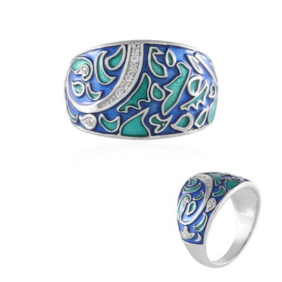Zircon Silver Ring (Adela Silber)