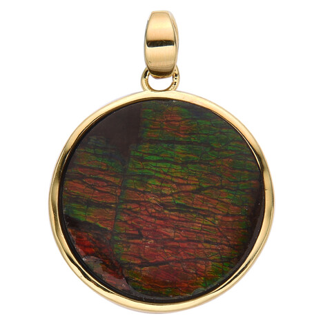 Ammolith-Silberanhänger