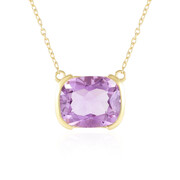 Lavendel-Amethyst-Silbercollier (de Melo)